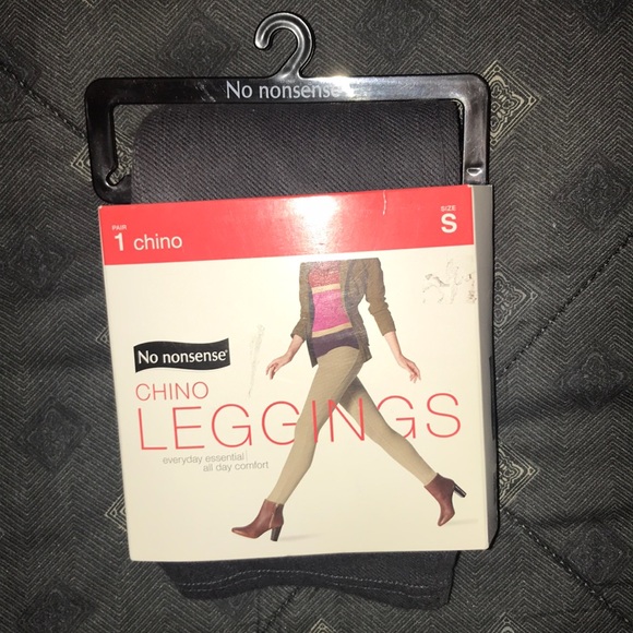 Chino Cobblestone Leggings Small / Dark gray - Picture 3 of 5